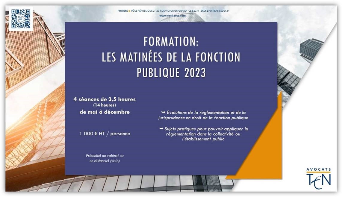 Formation - Les matinées de la fonction publique 2023