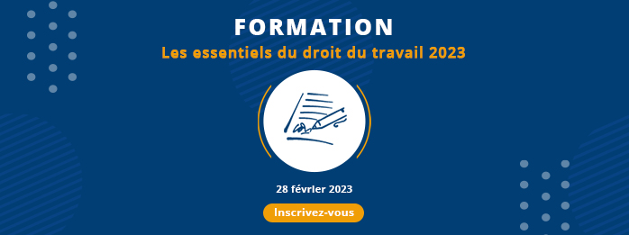 Formation - Les essentiels du droit du travail 2023