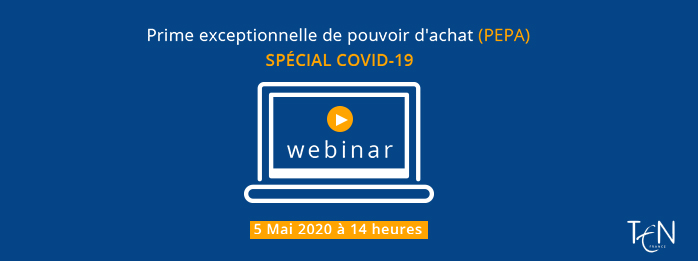 WEBINAR :Prime exceptionnelle de pouvoir d'achat - 05/05