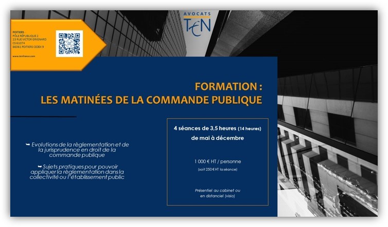 Formation - Les Matinées de la Commande Publique